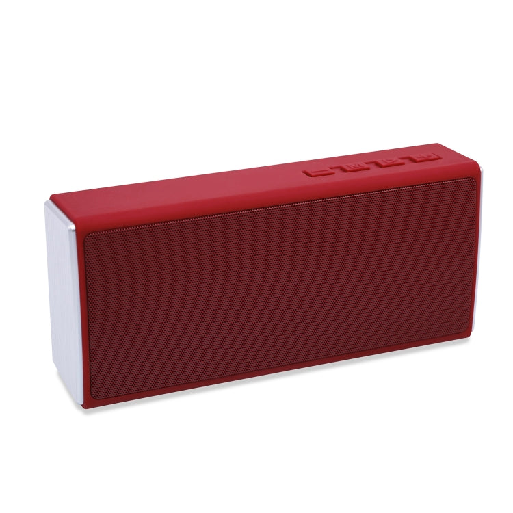 NewRixing NR-5012 Desktop Plating Bluetooth Speakerr, Support Hands-free Call / TF Card / FM / U Disk(Red) - HoMEdemic™ 