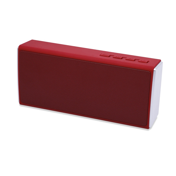 NewRixing NR-5012 Desktop Plating Bluetooth Speakerr, Support Hands-free Call / TF Card / FM / U Disk(Red) - HoMEdemic™ 
