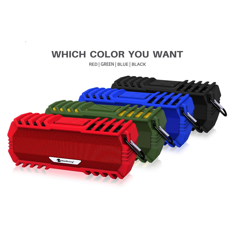 NewRixing NR-5015 Outdoor Portable Bluetooth Speakerr with Hook, Support Hands-free Call / TF Card / FM / U Disk(Blue) - HoMEdemic™ 