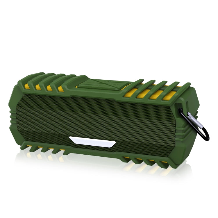 NewRixing NR-5015 Outdoor Portable Bluetooth Speakerr with Hook, Support Hands-free Call / TF Card / FM / U Disk(Green) - HoMEdemic™ 
