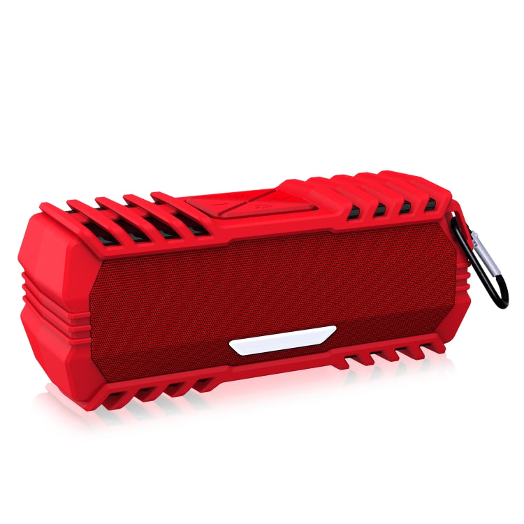 NewRixing NR-5015 Outdoor Portable Bluetooth Speakerr with Hook, Support Hands-free Call / TF Card / FM / U Disk(Red) - HoMEdemic™ 