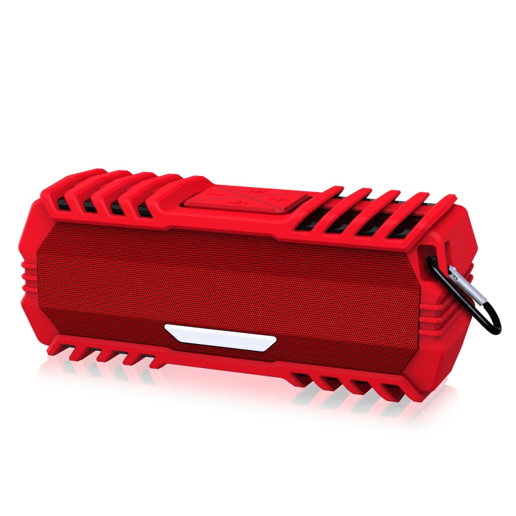 NewRixing NR-5015 Outdoor Portable Bluetooth Speakerr with Hook, Support Hands-free Call / TF Card / FM / U Disk(Red) - HoMEdemic™ 