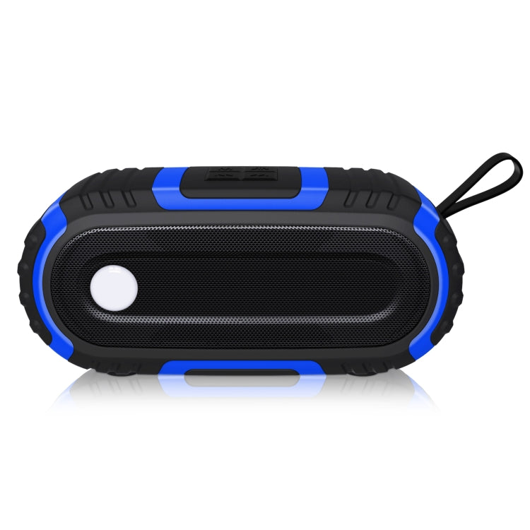 NewRixing NR-5016 Outdoor Splash-proof Water Bluetooth Speaker, Support Hands-free Call / TF Card / FM / U Disk(Blue) - HoMEdemic™ 