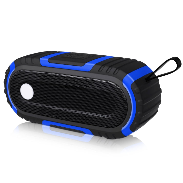 NewRixing NR-5016 Outdoor Splash-proof Water Bluetooth Speaker, Support Hands-free Call / TF Card / FM / U Disk(Blue) - HoMEdemic™ 