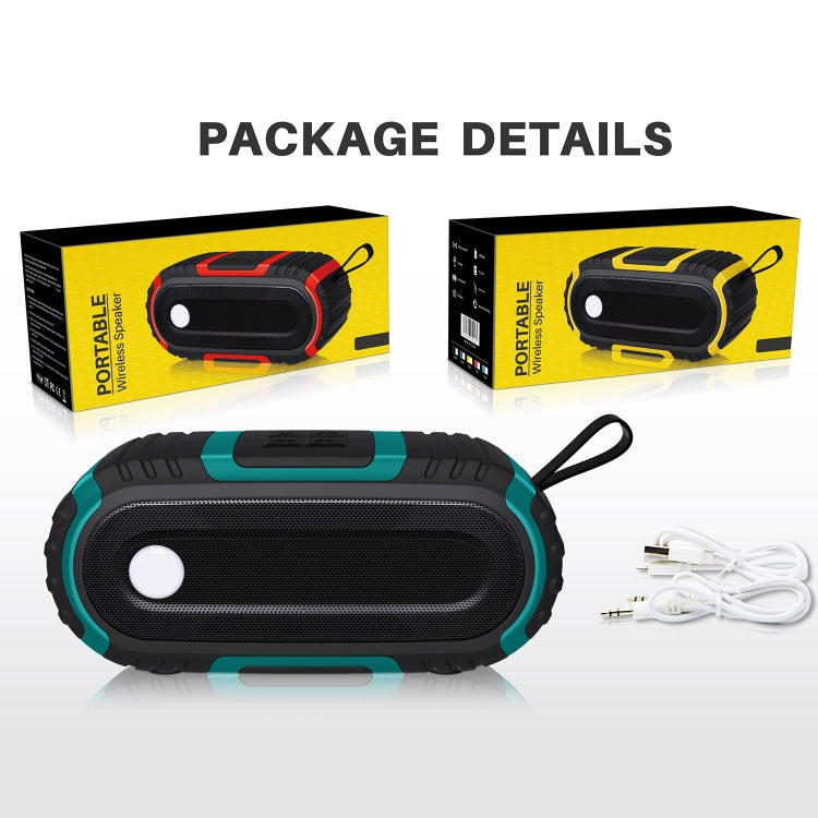 NewRixing NR-5016 Outdoor Splash-proof Water Bluetooth Speaker, Support Hands-free Call / TF Card / FM / U Disk(Blue) - HoMEdemic™ 