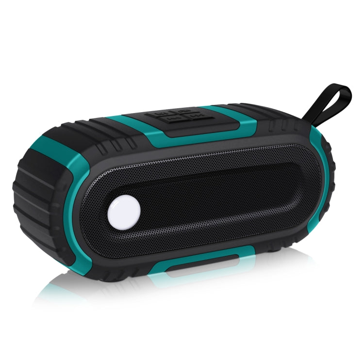 NewRixing NR-5016 Outdoor Splash-proof Water Bluetooth Speaker, Support Hands-free Call / TF Card / FM / U Disk(Green) - HoMEdemic™ 
