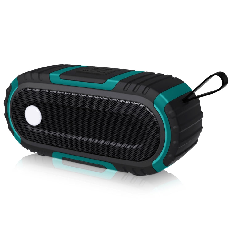 NewRixing NR-5016 Outdoor Splash-proof Water Bluetooth Speaker, Support Hands-free Call / TF Card / FM / U Disk(Green) - HoMEdemic™ 