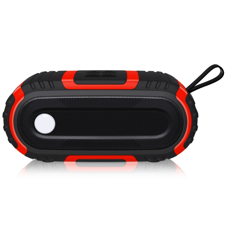NewRixing NR-5016 Outdoor Splash-proof Water Bluetooth Speaker, Support Hands-free Call / TF Card / FM / U Disk(Red) - HoMEdemic™ 