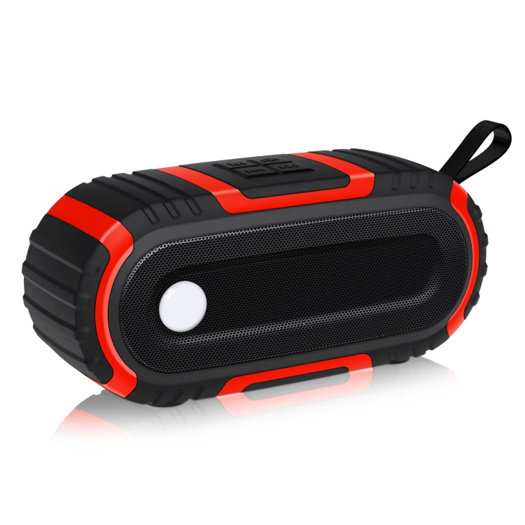 NewRixing NR-5016 Outdoor Splash-proof Water Bluetooth Speaker, Support Hands-free Call / TF Card / FM / U Disk(Red) - HoMEdemic™ 