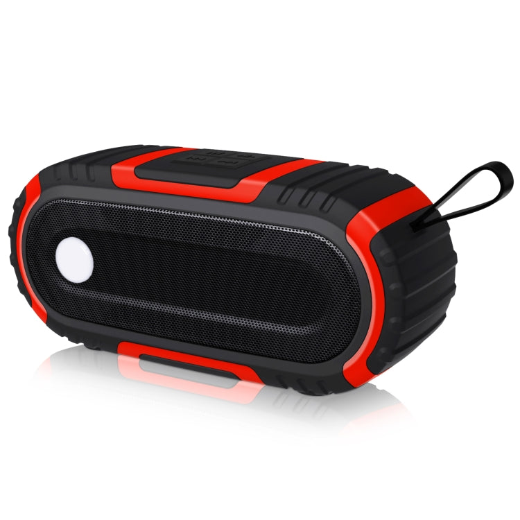 NewRixing NR-5016 Outdoor Splash-proof Water Bluetooth Speaker, Support Hands-free Call / TF Card / FM / U Disk(Red) - HoMEdemic™ 