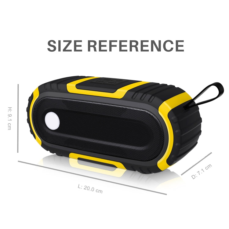 NewRixing NR-5016 Outdoor Splash-proof Water Bluetooth Speaker, Support Hands-free Call / TF Card / FM / U Disk(Red) - HoMEdemic™ 