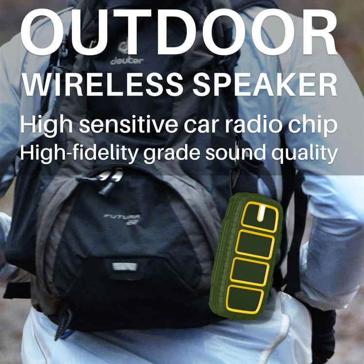 NewRixing NR-5018 Outdoor Portable Bluetooth Speaker, Support Hands-free Call / TF Card / FM / U Disk(Red+Black) - HoMEdemic™ 