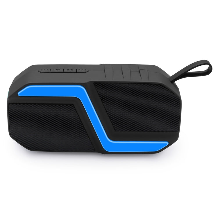NewRixing NR-5019 Outdoor Portable Bluetooth Speaker, Support Hands-free Call / TF Card / FM / U Disk(Blue) - HoMEdemic™ 