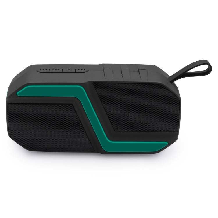 NewRixing NR-5019 Outdoor Portable Bluetooth Speaker, Support Hands-free Call / TF Card / FM / U Disk(Green) - HoMEdemic™ 