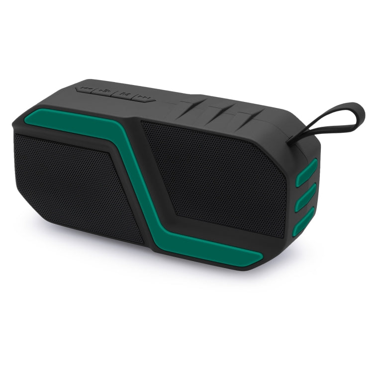 NewRixing NR-5019 Outdoor Portable Bluetooth Speaker, Support Hands-free Call / TF Card / FM / U Disk(Green) - HoMEdemic™ 