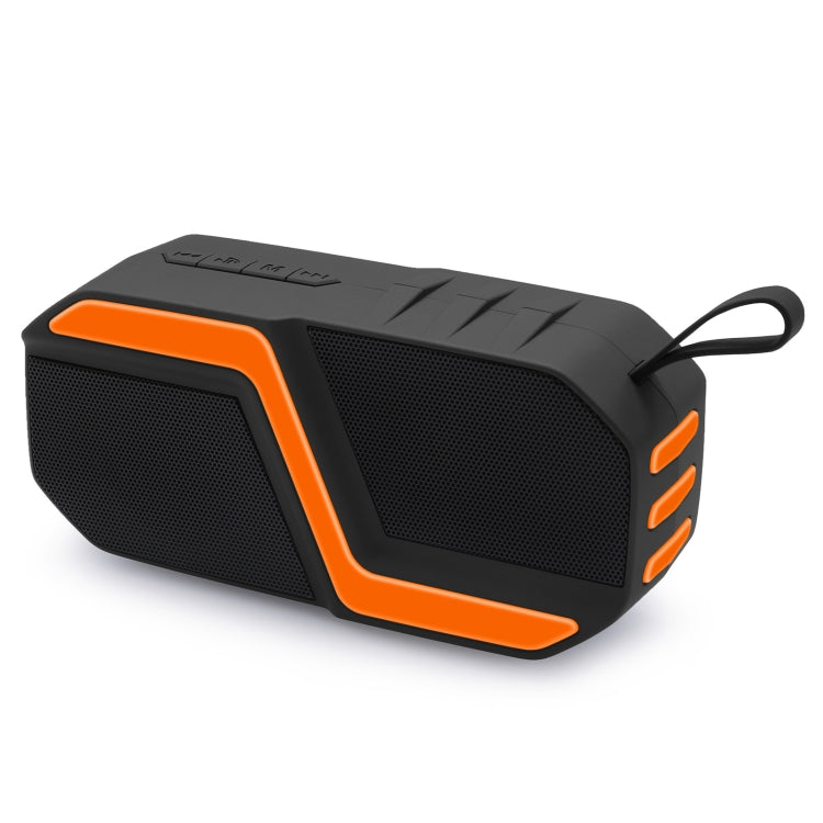 NewRixing NR-5019 Outdoor Portable Bluetooth Speaker, Support Hands-free Call / TF Card / FM / U Disk(Orange) - HoMEdemic™ 