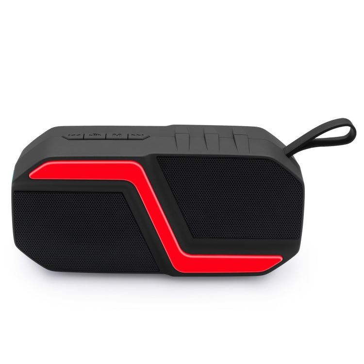 NewRixing NR-5019 Outdoor Portable Bluetooth Speaker, Support Hands-free Call / TF Card / FM / U Disk(Red) - HoMEdemic™ 