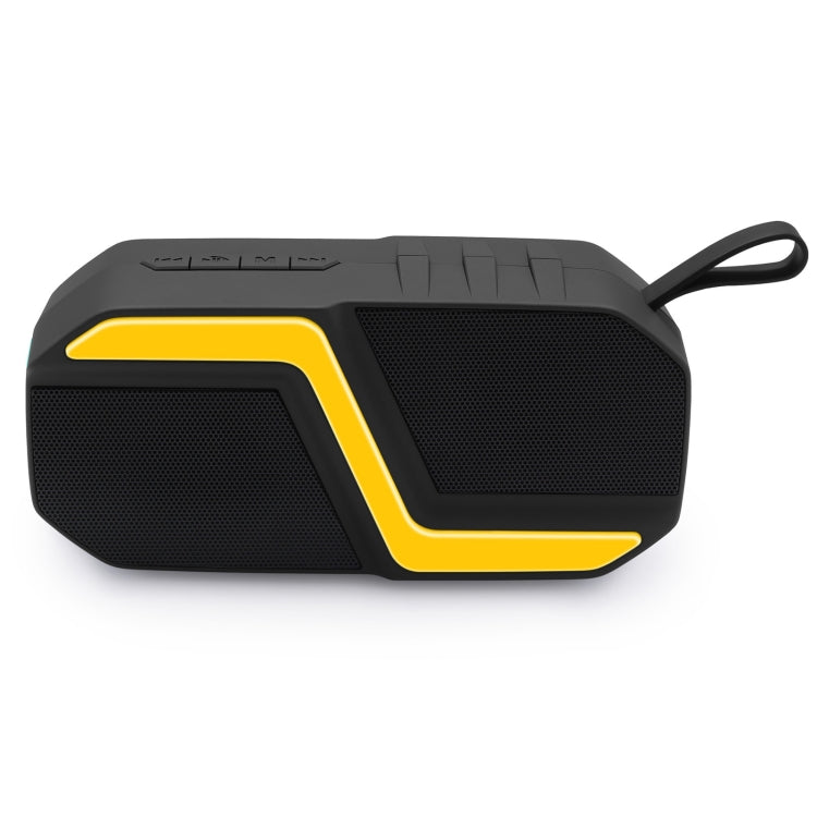 NewRixing NR-5019 Outdoor Portable Bluetooth Speaker, Support Hands-free Call / TF Card / FM / U Disk(Yellow) - HoMEdemic™ 