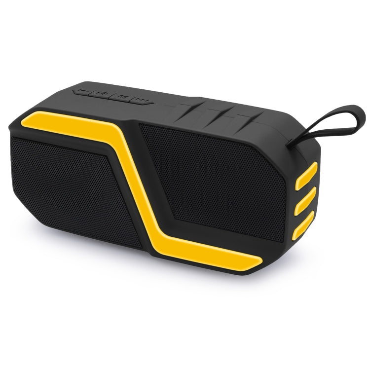 NewRixing NR-5019 Outdoor Portable Bluetooth Speaker, Support Hands-free Call / TF Card / FM / U Disk(Yellow) - HoMEdemic™ 