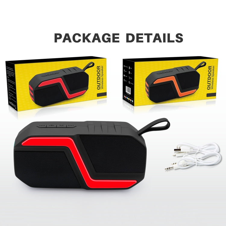 NewRixing NR-5019 Outdoor Portable Bluetooth Speaker, Support Hands-free Call / TF Card / FM / U Disk(Yellow) - HoMEdemic™ 