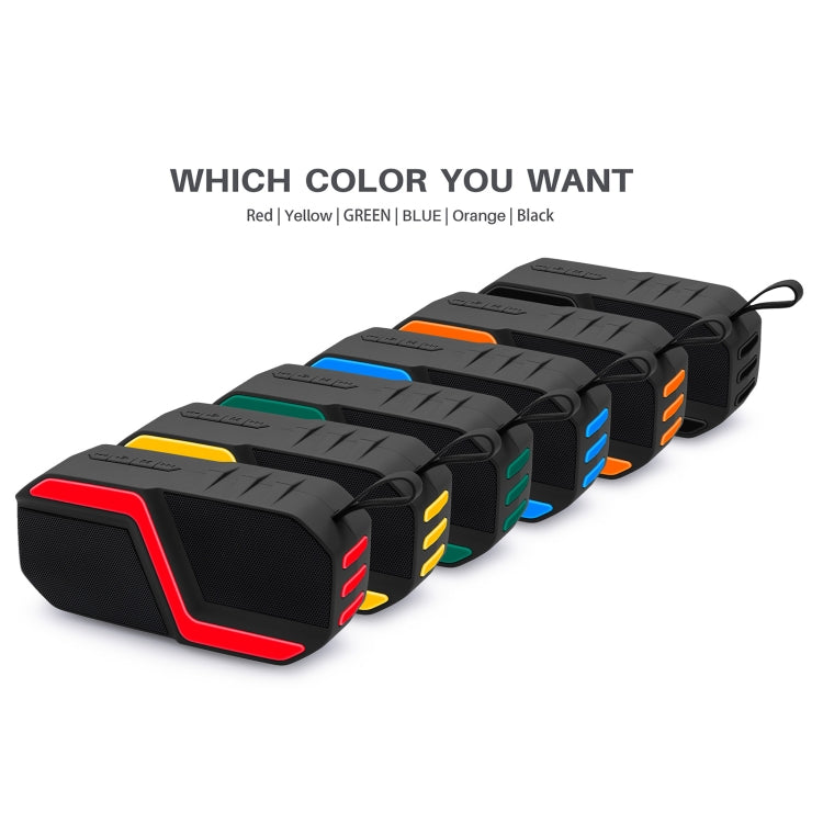 NewRixing NR-5019 Outdoor Portable Bluetooth Speaker, Support Hands-free Call / TF Card / FM / U Disk(Yellow) - HoMEdemic™ 