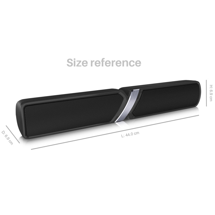 NewRixing NR-6017 Outdoor Portable Bluetooth Speaker, Support Hands-free Call / TF Card / FM / U Disk(Black) - HoMEdemic™ 