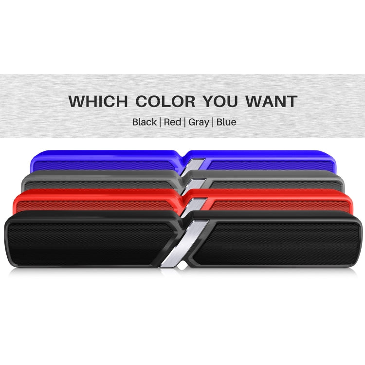 NewRixing NR-6017 Outdoor Portable Bluetooth Speaker, Support Hands-free Call / TF Card / FM / U Disk(Black) - HoMEdemic™ 