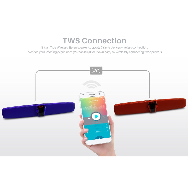 NewRixing NR-7017 Outdoor Portable Bluetooth Speaker, Support Hands-free Call / TF Card / FM / U Disk(Blue) - HoMEdemic™ 