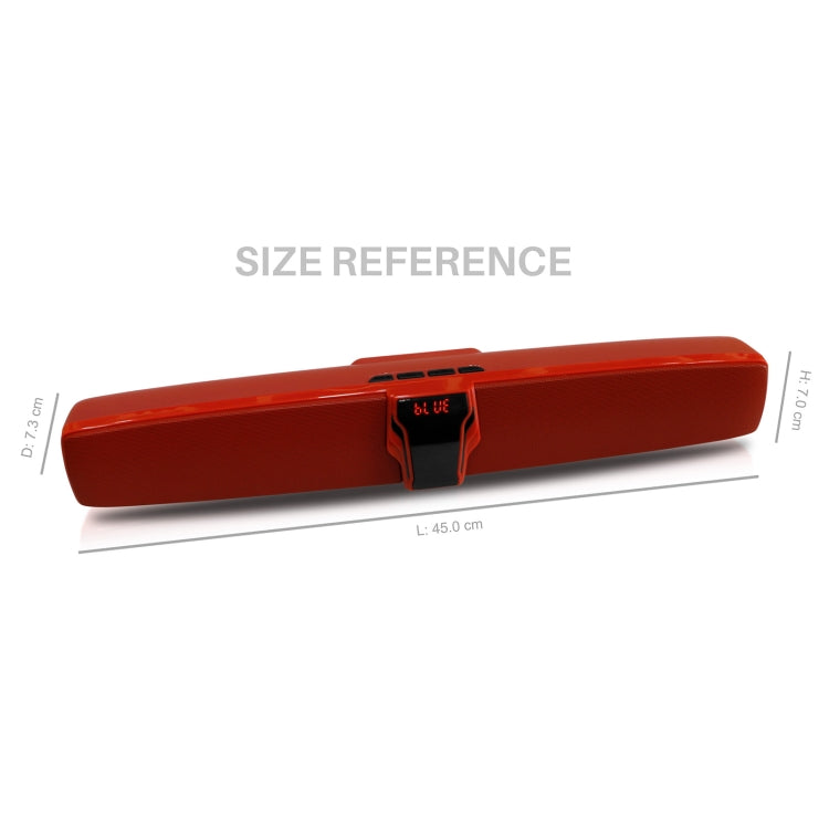 NewRixing NR-7017 Outdoor Portable Bluetooth Speaker, Support Hands-free Call / TF Card / FM / U Disk(Red) - HoMEdemic™ 