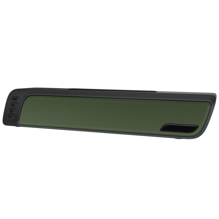 NewRixing NR-7018 Outdoor Portable Bluetooth Speaker with Phone Holder, Support Hands-free Call / TF Card / FM / U Disk(Green) - HoMEdemic™ 