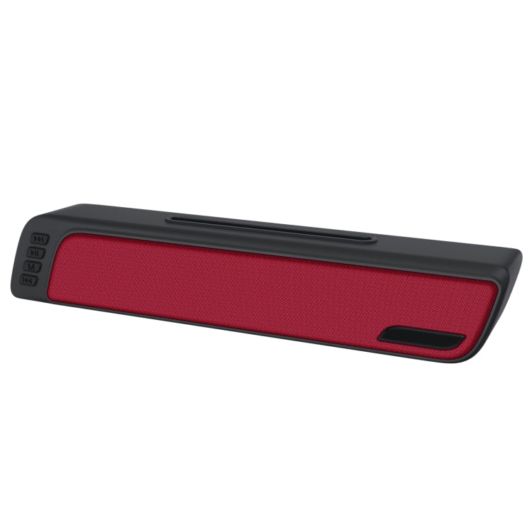 NewRixing NR-7018 Outdoor Portable Bluetooth Speaker with Phone Holder, Support Hands-free Call / TF Card / FM / U Disk(Red) - HoMEdemic™ 
