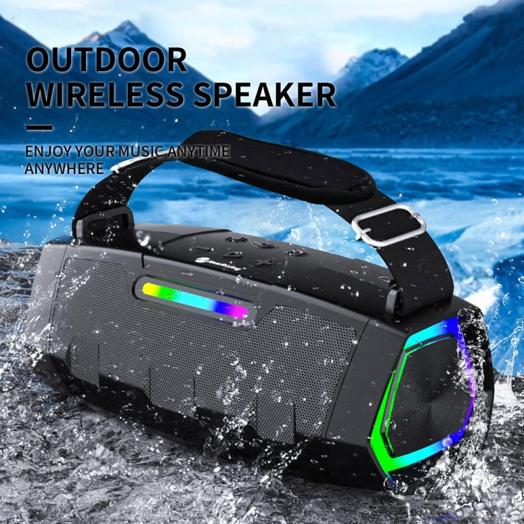 NewRixing NR2033 Portable TWS Wireless Bluetooth Speaker(Black) - HoMEdemic™ 