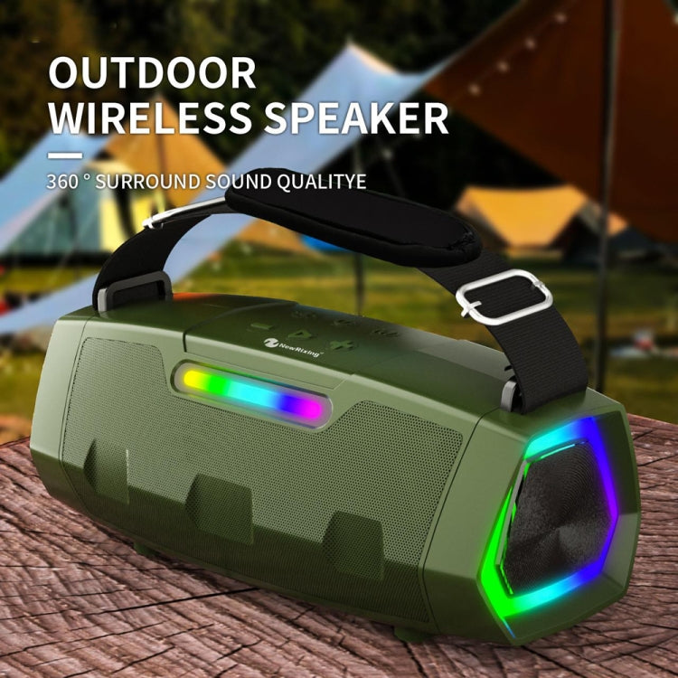 NewRixing NR2033 Portable TWS Wireless Bluetooth Speaker(Green) - HoMEdemic™ 