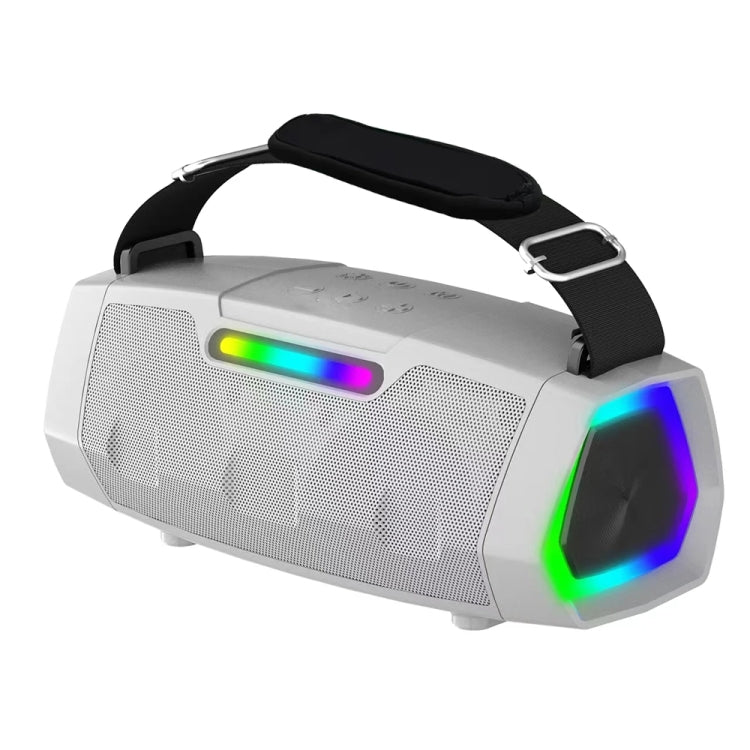 NewRixing NR2033 Portable TWS Wireless Bluetooth Speaker(Silver) - HoMEdemic™ 