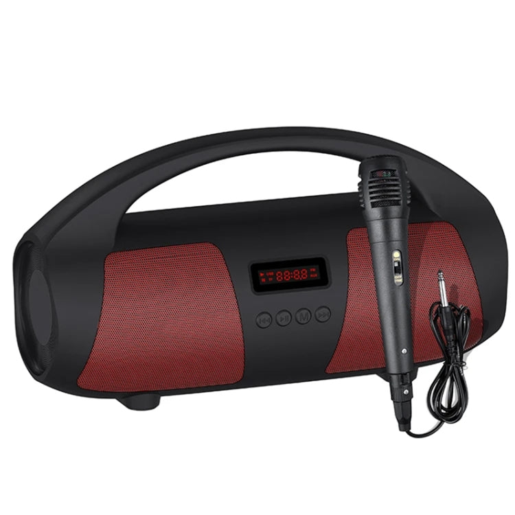 NewRixing NR2055 Wireless Portable TWS Bluetooth Speaker with Microphone(Red) - HoMEdemic™ 
