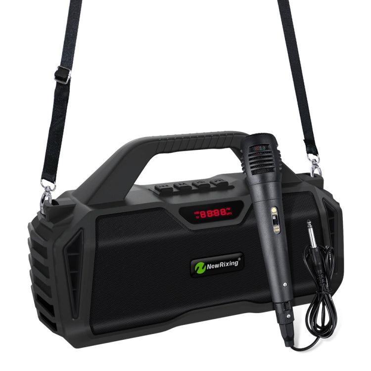 NewRixing NR6011 20W Portable Wireless Bluetooth Speaker TWS Subwoofer(Black) - HoMEdemic™ 