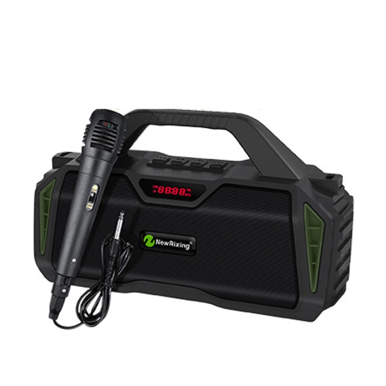 NewRixing NR6011 20W Portable Wireless Bluetooth Speaker TWS Subwoofer(Green) - HoMEdemic™ 