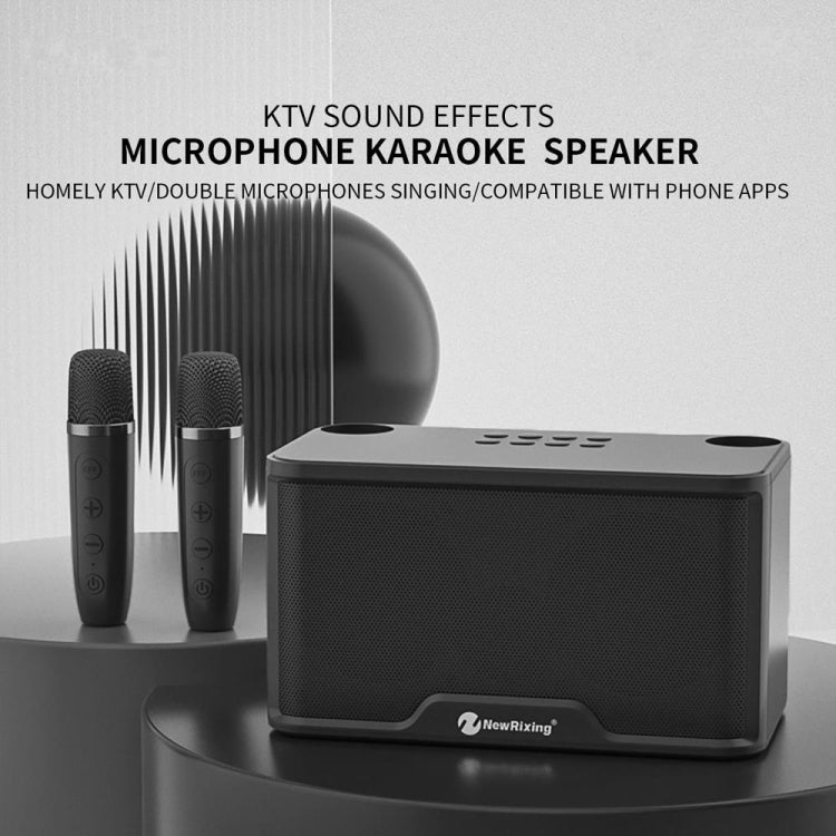 NewRixing NR8088 Wireless Microphone TWS Handheld Noise Reduction Smart Bluetooth Speaker(Red) - HoMEdemic™ 
