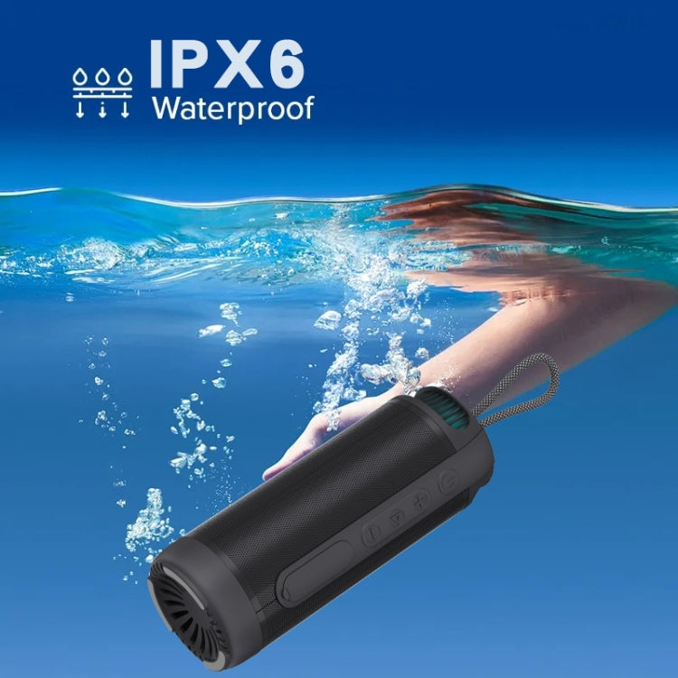 NewRixing NR9015 14W Portable IPX6 Waterproof TWS Stereo Bluetooth Speaker(Blue) - HoMEdemic™ 