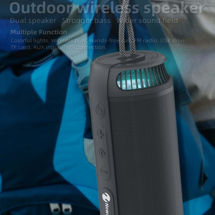 NewRixing NR9015 14W Portable IPX6 Waterproof TWS Stereo Bluetooth Speaker(Red) - HoMEdemic™ 