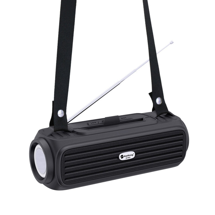 NewRixing NR903F TWS Portable Outdoor Bluetooth Speaker Support TF Card / FM(Black) - HoMEdemic™ 