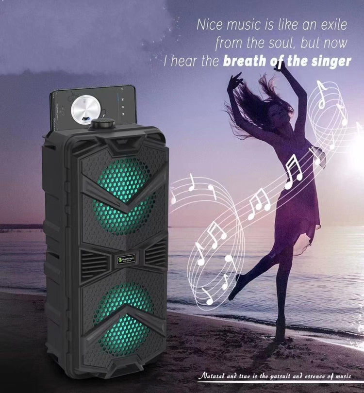 NewRixing NRG5501B Outdoor Portable Karaoke Wireless Speaker 16W Audio Amplifier No Mic - HoMEdemic™ 