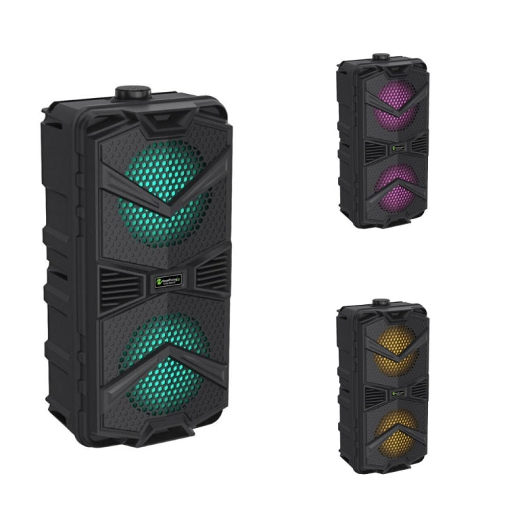 NewRixing NRG5501B Outdoor Portable Karaoke Wireless Speaker 16W Audio Amplifier with Mic - HoMEdemic™ 