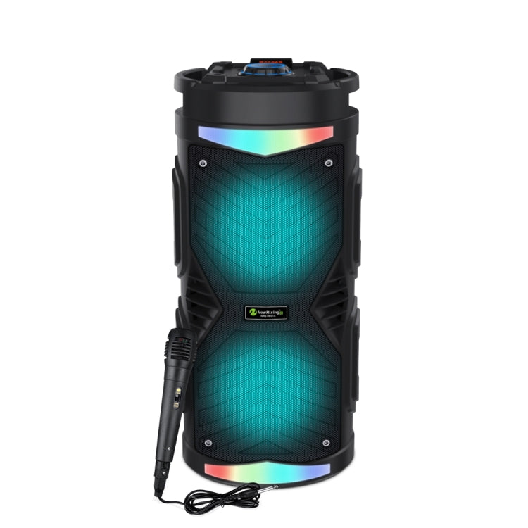NewRixing NRG6601A Outdoor Portable Karaoke Wireless Speaker 20W Audio Amplifier With Mic(A) - HoMEdemic™ 