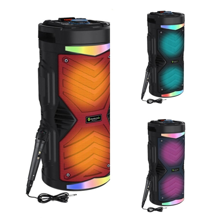 NewRixing NRG6601A Outdoor Portable Karaoke Wireless Speaker 20W Audio Amplifier With Mic(A) - HoMEdemic™ 