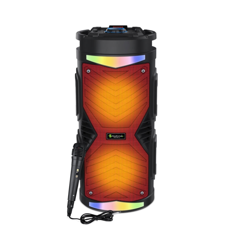 NewRixing NRG6601A Outdoor Portable Karaoke Wireless Speaker 20W Audio Amplifier With Mic(B) - HoMEdemic™ 
