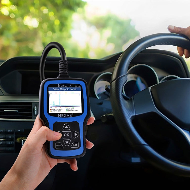 Nexas NL101 Universal OBD2 Scanner Diagnostic Tool & Battery Tester With OBDII - HoMEdemic™ 