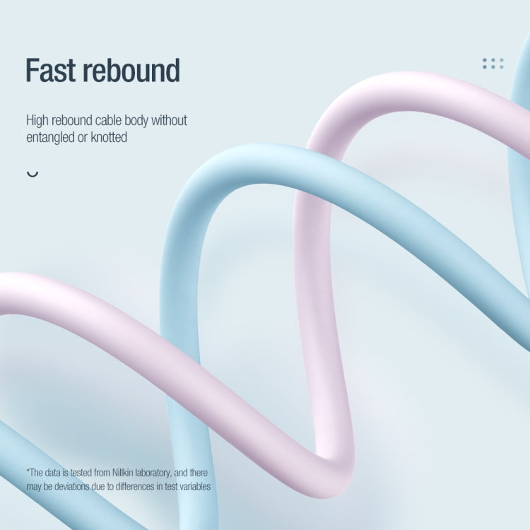Nillkin 2.4A USB-C/Type-C to 8 Pin Silicone Data Cable, Length: 1.2m(Black) - HoMEdemic™ 