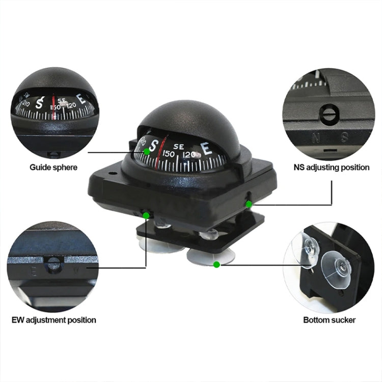 Nisa LC380 Car Compass Ball Car Decoration - HoMEdemic™ 
