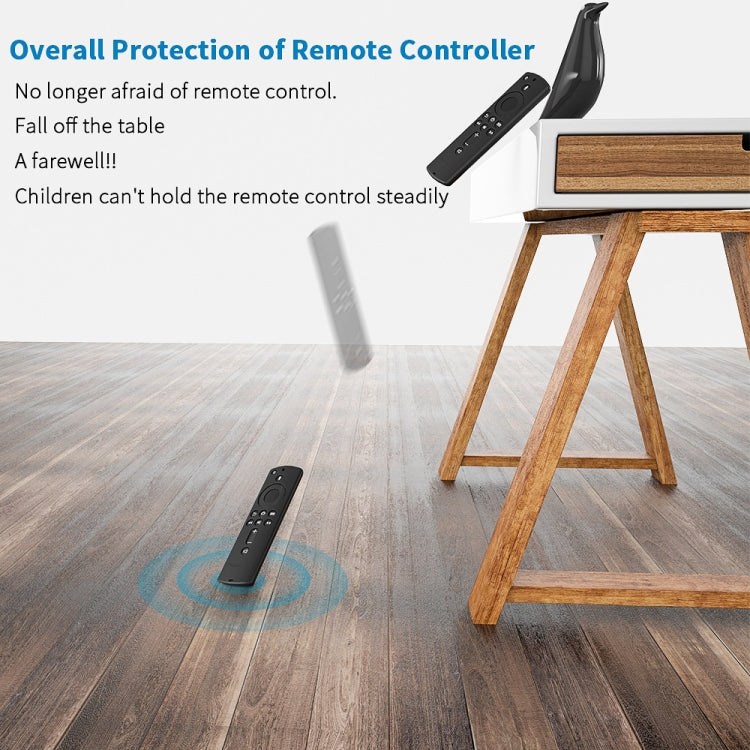 Non-slip Texture Washable Silicone Remote Control Cover for Amazon Fire TV Remote Controller - HoMEdemic™ 